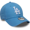cappellino-curvo-azzurro-chiaro-regolabile-per-bambino-9forty-essential-dei-los-angeles-dodgers-mlb-di-new-era