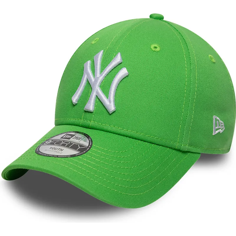 zielona-regulowana-czapka-z-daszkiem-dla-chlopca-9forty-essential-new-york-yankees-mlb-new-era