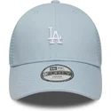 blaue-verstellbare-trucker-kappe-fur-kinder-9forty-homefield-der-los-angeles-dodgers-mlb-von-new-era