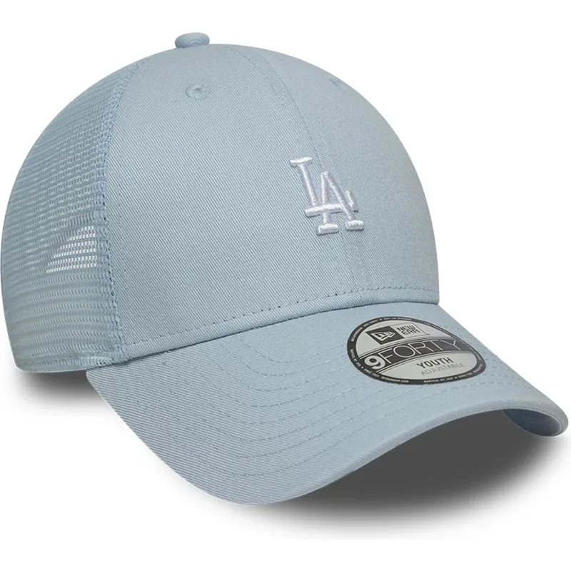 regulowana-niebieska-czapka-trucker-dla-chlopca-9forty-homefield-los-angeles-dodgers-mlb-new-era