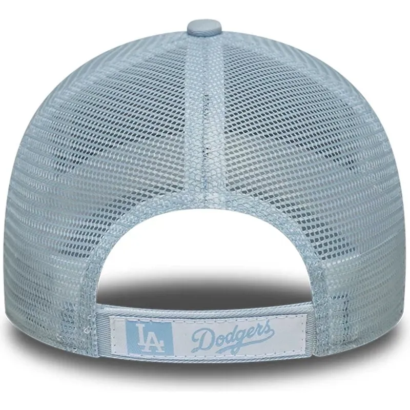 cappellino-trucker-blu-regolabile-per-bambino-9forty-homefield-dei-los-angeles-dodgers-mlb-di-new-era