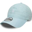 cappellino-curvo-blu-regolabile-9twenty-seersucker-dei-los-angeles-dodgers-mlb-di-new-era