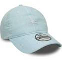cappellino-curvo-blu-regolabile-9twenty-seersucker-dei-los-angeles-dodgers-mlb-di-new-era