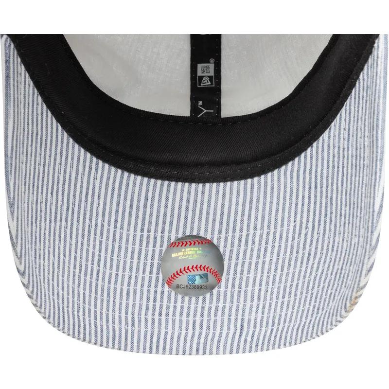 cappellino-curvo-blu-marino-regolabile-9twenty-seersucker-dei-new-york-yankees-mlb-di-new-era