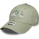 cappellino-curvo-verde-regolabile-da-donna-9forty-beaded-di-new-era