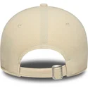 bezowa-zakrzywiona-czapka-regulowana-dla-kobiet-9forty-mini-cord-new-york-yankees-mlb-new-era