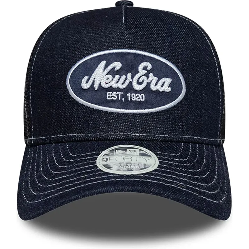marinbla-trucker-keps-for-dam-9forty-m-crown-a-frame-fran-new-era