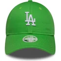 cappellino-curvo-verde-regolabile-da-donna-9twenty-league-essential-midi-dei-los-angeles-dodgers-mlb-di-new-era
