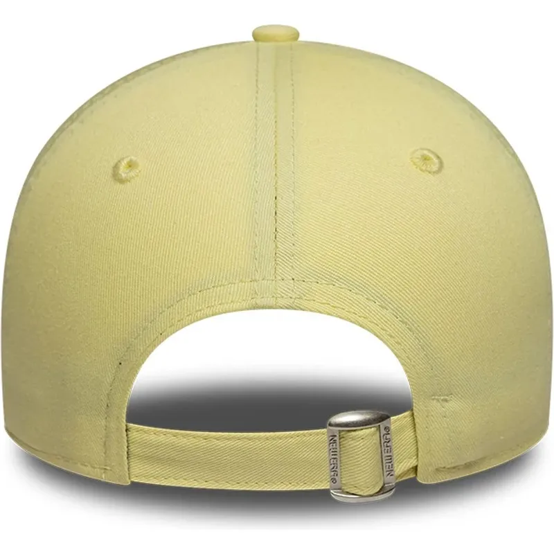 new-era-curved-brim-women-9twenty-league-essential-midi-new-york-yankees-mlb-yellow-adjustable-cap