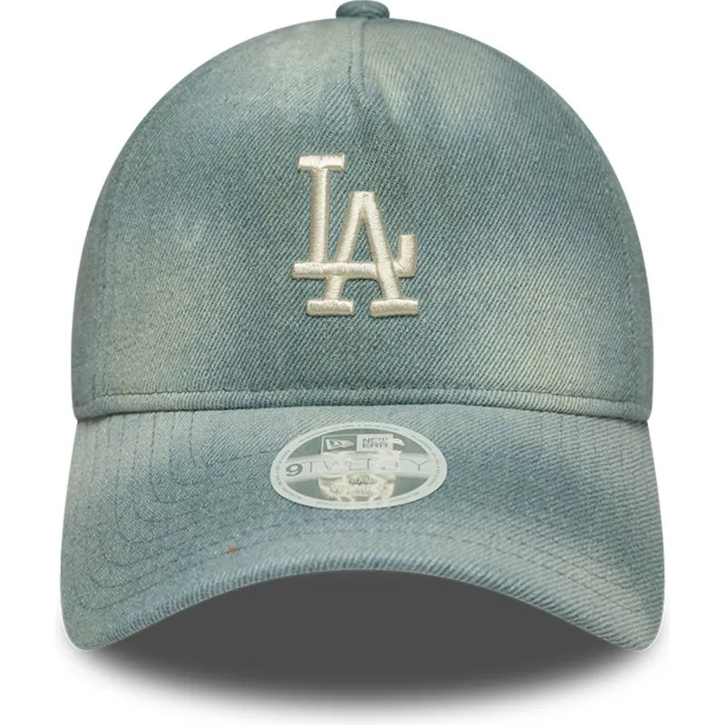 gorra-curva-azul-ajustable-para-mujer-9twenty-a-frame-denim-de-los-angeles-dodgers-mlb-de-new-era