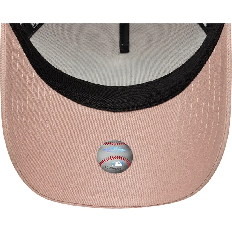 damen-trucker-cap-rosa-9forty-a-frame-floral-new-york-yankees-mlb-von-new-era