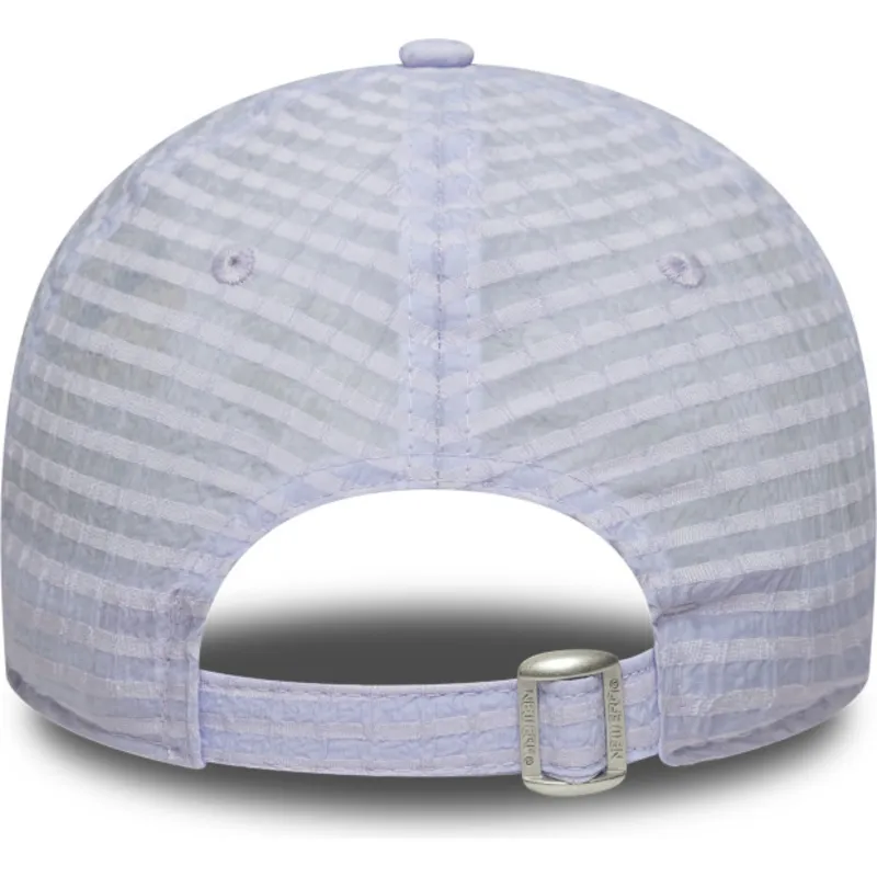 cappellino-curvo-viola-regolabile-con-logo-viola-da-donna-9twenty-seersucker-dei-new-york-yankees-mlb-di-new-era