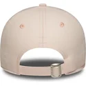 new-era-curved-brim-women-9forty-linen-new-york-yankees-mlb-light-pink-adjustable-cap