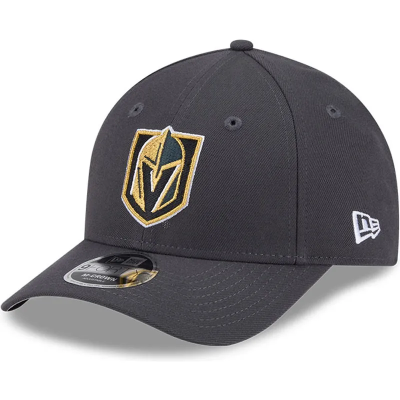 cappellino-curvo-grigio-snapback-9forty-m-crown-dei-vegas-golden-knights-nhl-di-new-era