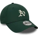 cappellino-curvo-verde-regolabile-9forty-recycled-midi-di-oakland-athletics-mlb-di-new-era