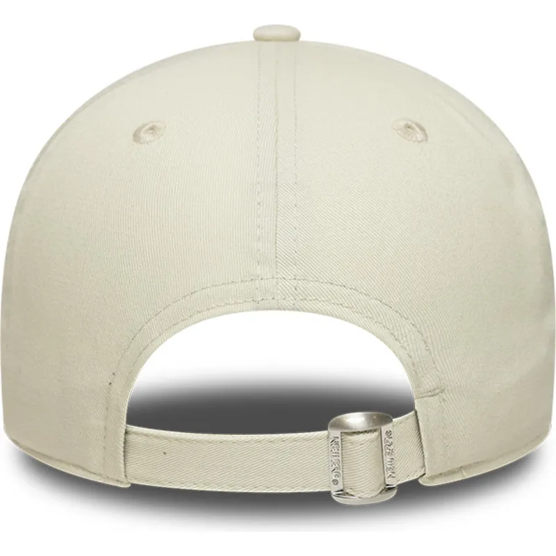 beige-und-marineblaue-verstellbare-curved-cap-mit-marineblauen-logo-9forty-world-series-der-new-york-yankees-mlb-von-new-era