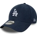cappellino-visiera-curva-blu-marino-regolabile-9forty-soft-cord-di-los-angeles-dodgers-mlb-di-new-era