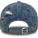 gorra-curva-azul-ajustable-9forty-acid-wash-denim-de-los-angeles-dodgers-mlb-de-new-era