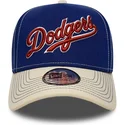 cappellino-visiera-curva-blu-e-beige-snapback-e-frame-city-icon-di-los-angeles-dodgers-mlb-di-new-era