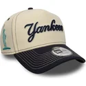 czapka-z-daszkiem-bezowo-granatowa-snapback-e-frame-city-icon-new-york-yankees-mlb-new-era