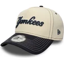 czapka-z-daszkiem-bezowo-granatowa-snapback-e-frame-city-icon-new-york-yankees-mlb-new-era