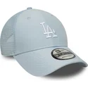 cappellino-trucker-azzurro-regolabile-9forty-homefield-midi-dei-los-angeles-dodgers-mlb-di-new-era