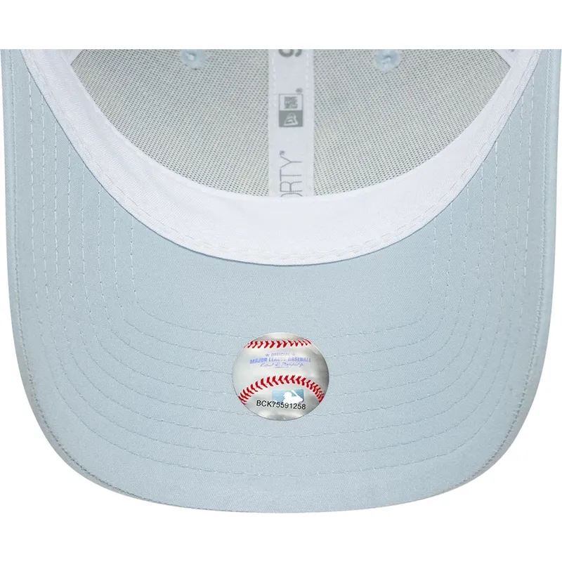 cappellino-trucker-azzurro-regolabile-9forty-homefield-midi-dei-los-angeles-dodgers-mlb-di-new-era