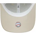 beige-justerbar-trucker-keps-med-gront-logotyp-9forty-homefield-midi-fran-new-york-yankees-mlb-av-new-era