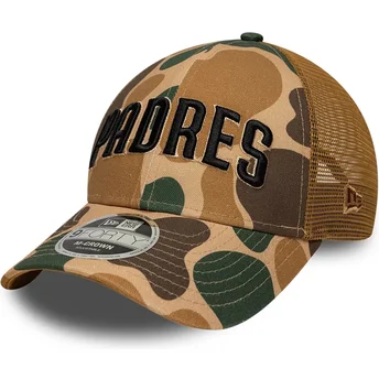 Czapka trucker kamuflaż 9FORTY M-Crown Wordmark San Diego Padres MLB New Era