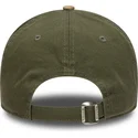 zielono-brazowa-regulowana-czapka-z-zakrzywionym-daszkiem-9twenty-mini-washed-contrast-oakland-athletics-mlb-new-era