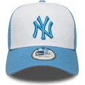 gorra-trucker-azul-y-blanca-con-logo-azul-a-frame-league-essential-de-new-york-yankees-mlb-de-new-era