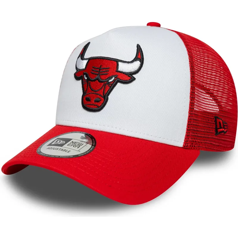 czapka-trucker-czerwono-biala-a-frame-side-patch-chicago-bulls-nba-new-era