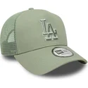 czapka-trucker-zielona-z-zielonym-logo-a-frame-outline-los-angeles-dodgers-mlb-new-era