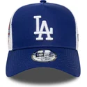 casquette-trucker-bleue-a-frame-side-patch-los-angeles-dodgers-mlb-new-era