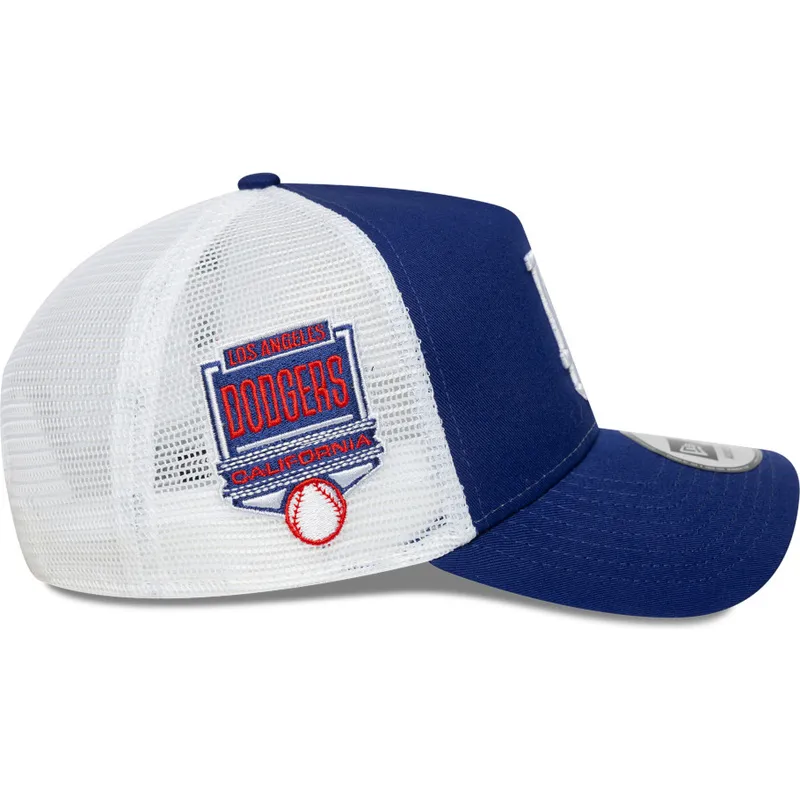 bla-trucker-keps-a-frame-side-patch-fran-los-angeles-dodgers-mlb-av-new-era