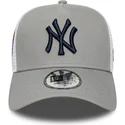 gra-trucker-keps-a-frame-side-patch-fran-new-york-yankees-mlb-av-new-era