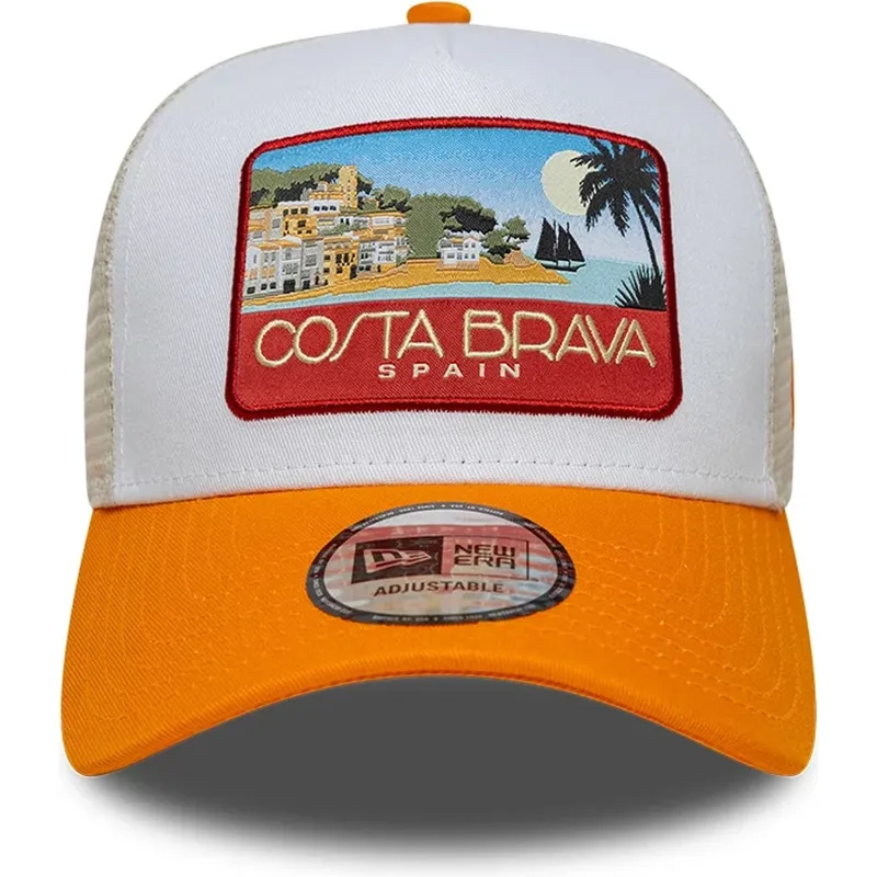 casquette-trucker-multicolore-a-frame-location-patch-costa-brava-new-era