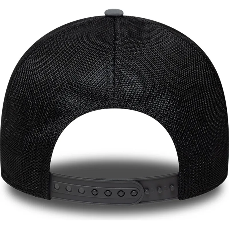 cappellino-trucker-grigio-con-logo-nero-a-frame-sport-dei-new-york-yankees-mlb-di-new-era