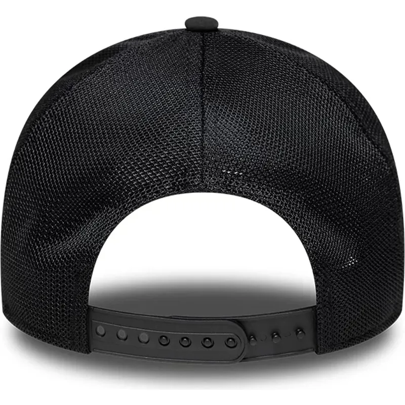 cappellino-trucker-nero-con-logo-nero-a-frame-sport-di-seattle-mariners-mlb-di-new-era