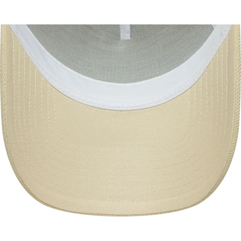 cappellino-trucker-beige-a-frame-denim-leather-patch-di-new-era