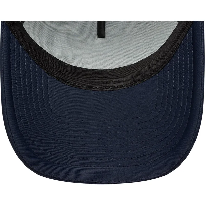 cappellino-trucker-blu-marino-a-frame-oval-foam-patch-di-new-era