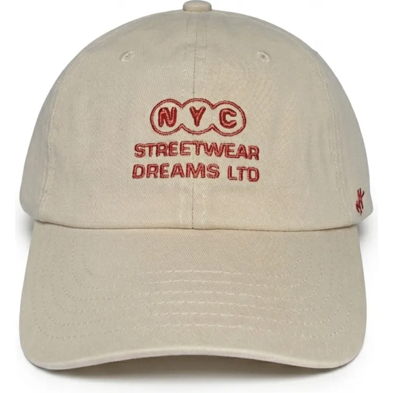 bojd-beige-justerbar-keps-ny-dreams-just-kids-the-90s-fran-homenage