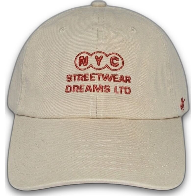 czapka-z-daszkiem-bezowa-regulowana-ny-dreams-just-kids-the-90s-od-homenage