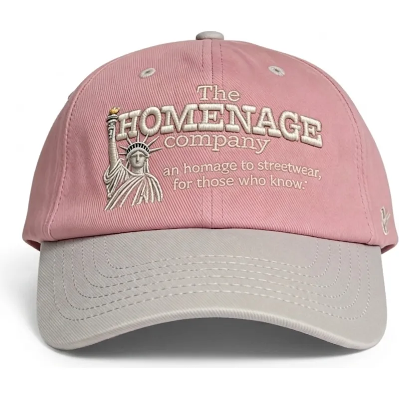 gebogene-rosa-und-graue-verstellbare-kappe-statue-just-kids-the-90s-von-homenage