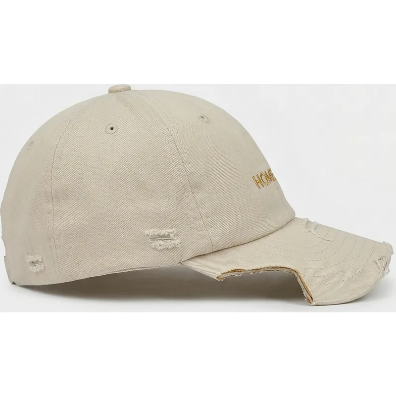 casquette-courbee-beige-ajustable-haute-merchandising-the-90s-homenage