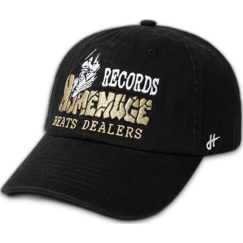 czapka-z-daszkiem-czarna-regulowana-records-music-shapes-identity-the-90s-od-homenage