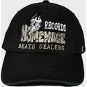 schwarze-verstellbare-curved-cap-records-music-shapes-identity-the-90s-von-homenage