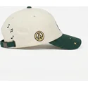casquette-courbee-khaki-et-verte-ajustable-music-world-music-shapes-identity-the-90s-homenage