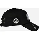 casquette-courbee-noire-ajustable-music-world-music-shapes-identity-the-90s-homenage