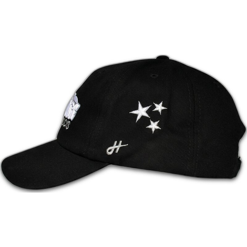 schwarze-verstellbare-curved-cap-music-world-music-shapes-identity-the-90s-von-homenage